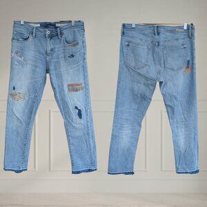 Pilcro & the Letterpress - Anthropologie Patch Jeans